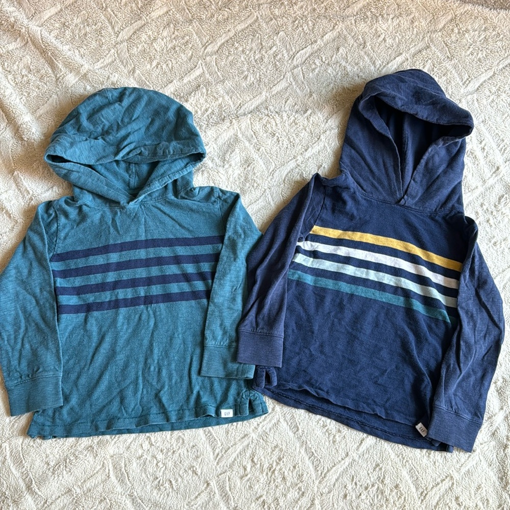 Lot of 2 - Size 5 light weight Hoodies